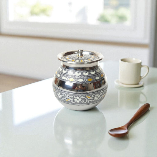 Antique Stainless Steel Lota, Kalash, Antique, 1000ml