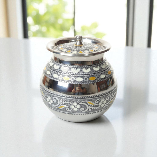 Antique Stainless Steel Lota, Kalash, Antique, 2200ml