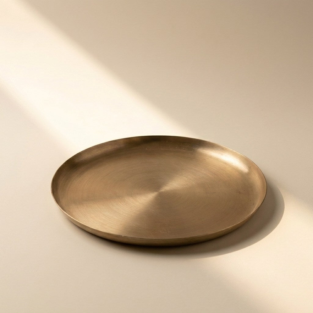 Bronze Kansa Plate, 11.40 inch