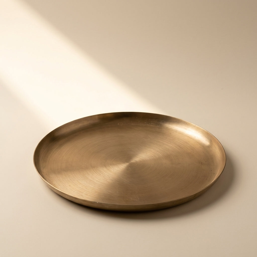 Bronze Kansa Plate, 12.10 inch