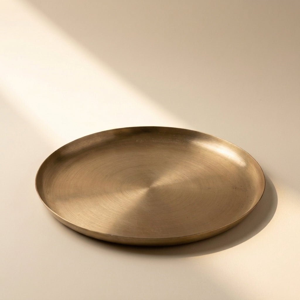 Bronze Kansa Plate, 13.00 inch