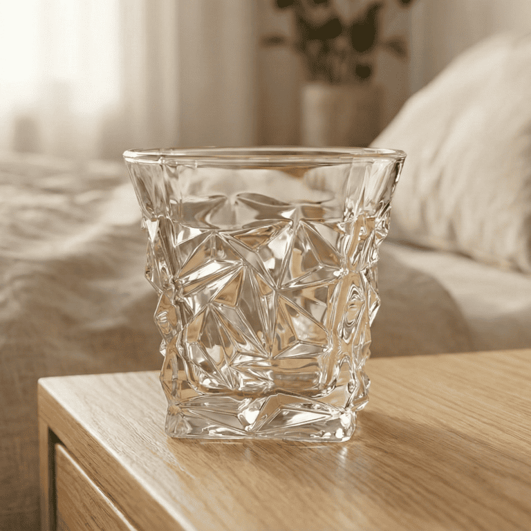 Celestial Astra Premium Whiskey glasses with a unique starburst design for elegant sipping