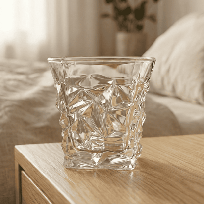 Celestial Astra Premium Whiskey glasses with a unique starburst design for elegant sipping