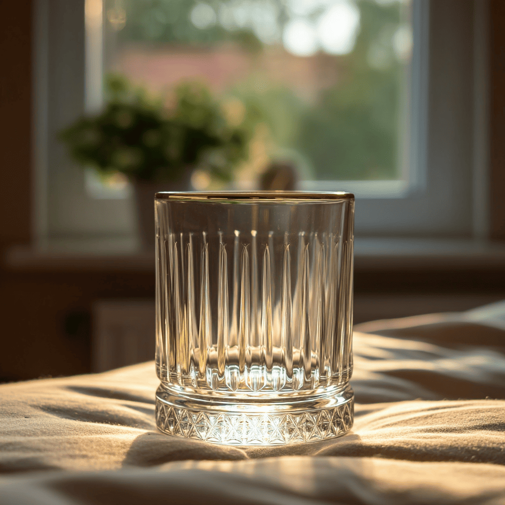 Celestial Aurelia Premium Whiskey glasses with a classic ribbed design, perfect for elegant sipping