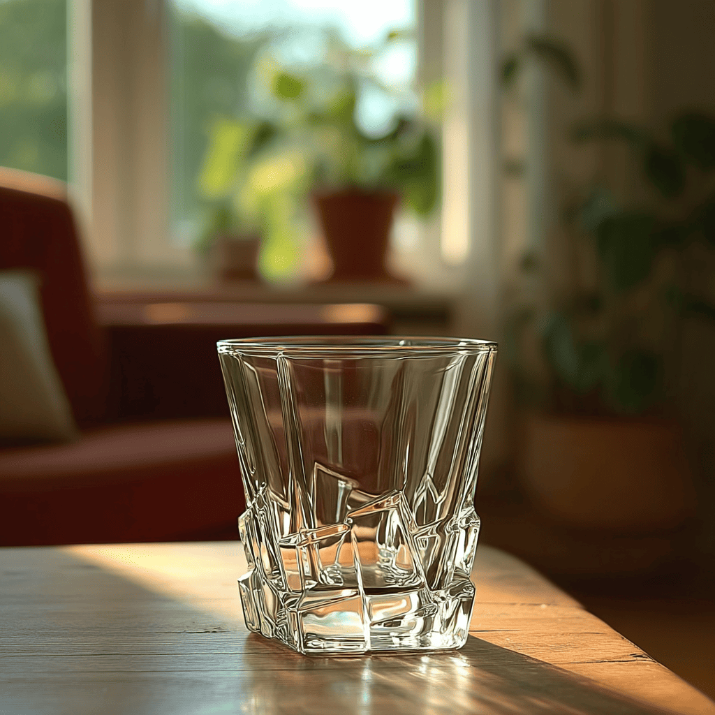 Celestial Lucent Premium Whiskey glasses with a unique design, perfect for enjoying cocktails at home