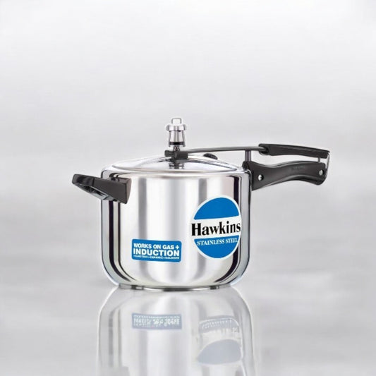 Hawkins Stainless Steel Pressure Cooker, 5L, Silver Pressure Cooker