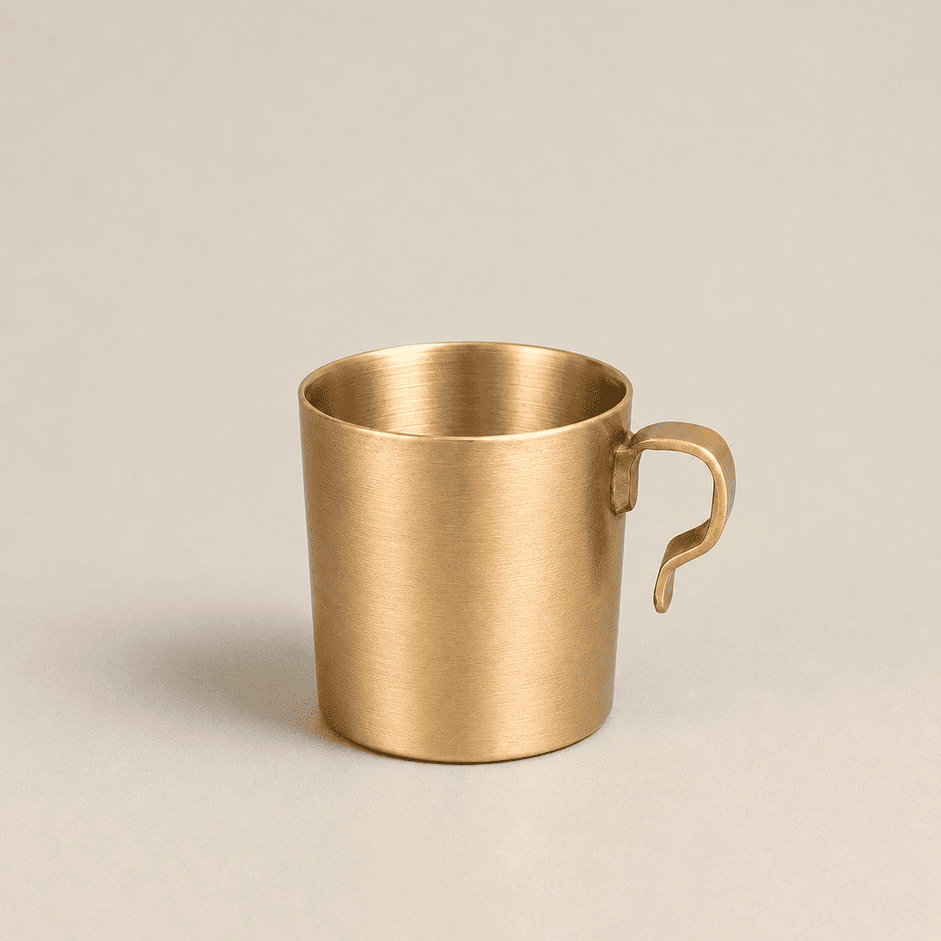 Pure Kansa Coffee Mug, Matte finish, 200ml