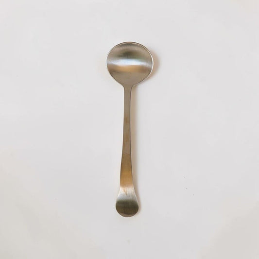 Pure Kansa Curve Serving Spoon, Matte Finished