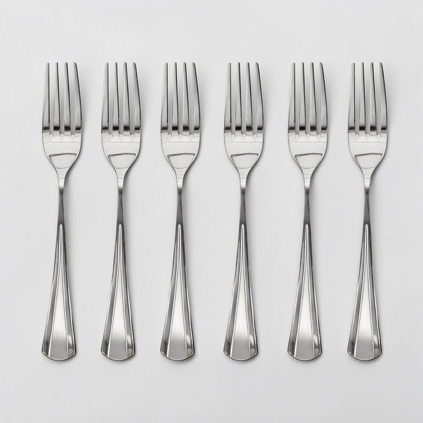 Kishco Cutlery Milan Stainless Steel Dinner Fork, Set of 6