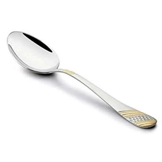 FnS Imperio 1 pc Serving Spoon Small, 24 Carat Gold Plated
