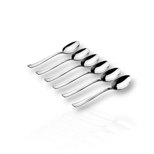 FnS Venice 6 Pcs Stainless Steel Baby Spoon Set