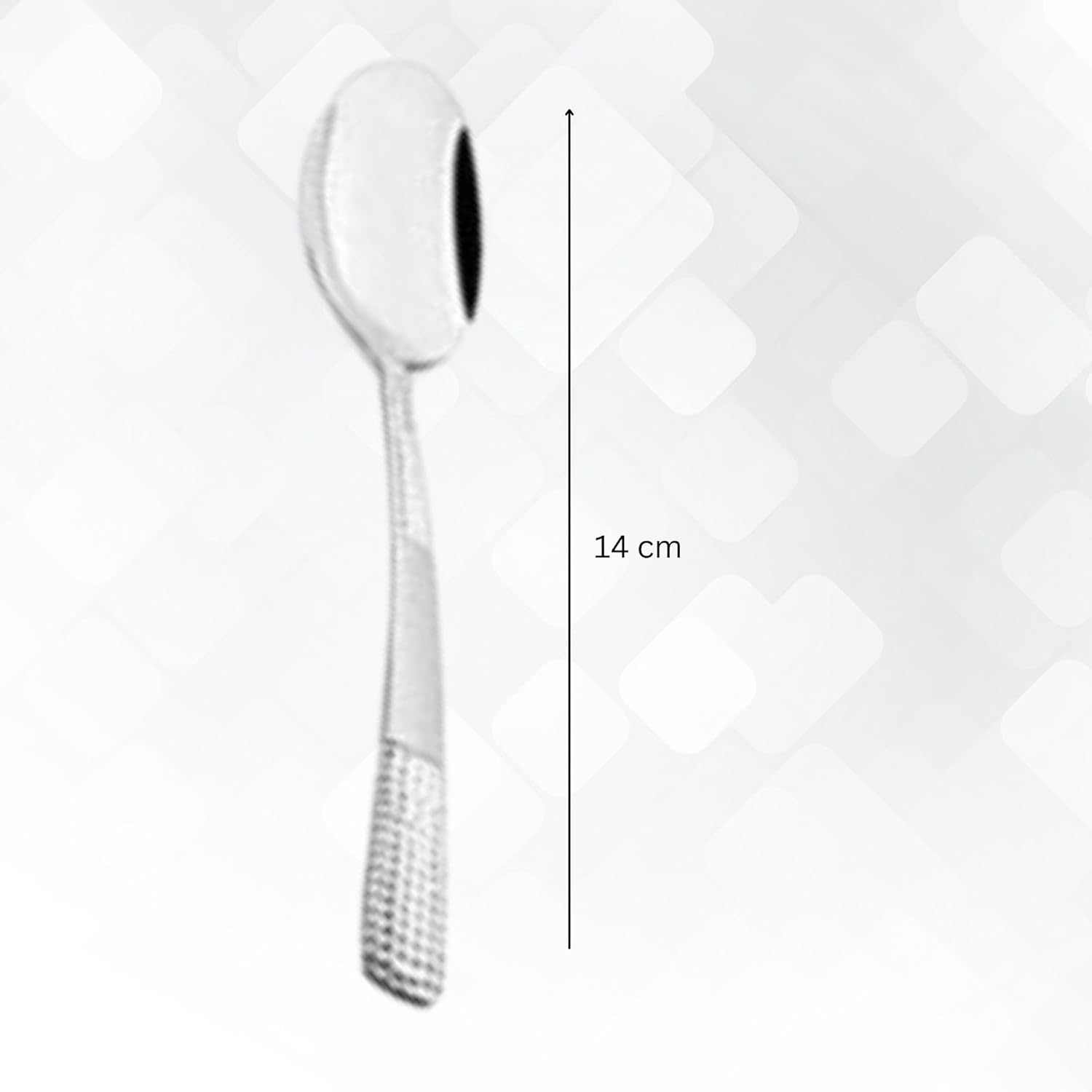 FNS Zest Baby Spoon Hammered Finish, 14 cm long, perfect for feeding your little one with ease