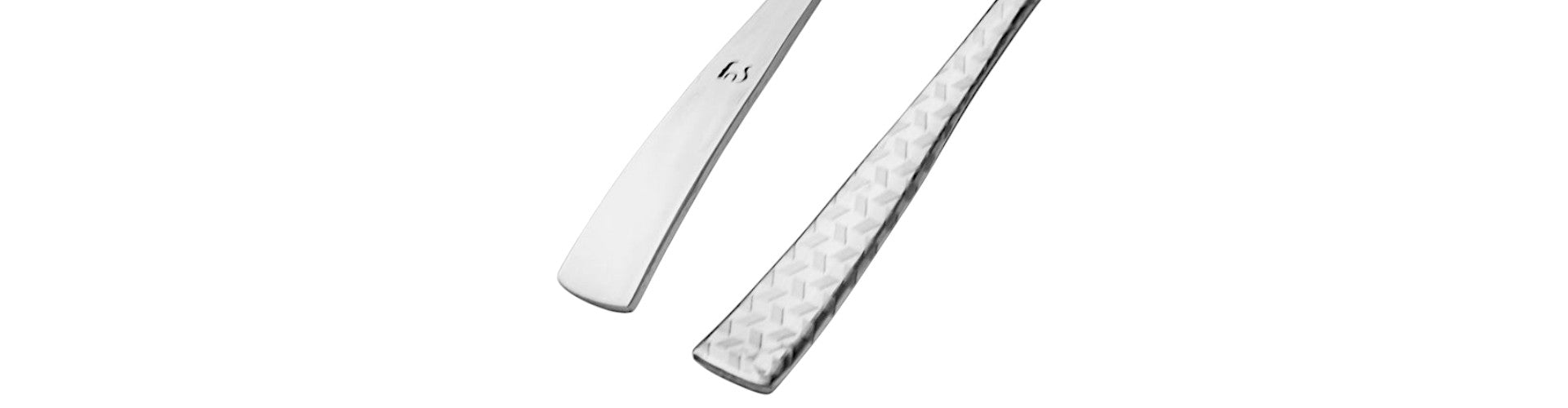 FNS stainless steel cutlery rhombo collection tail design banner on CarryHome