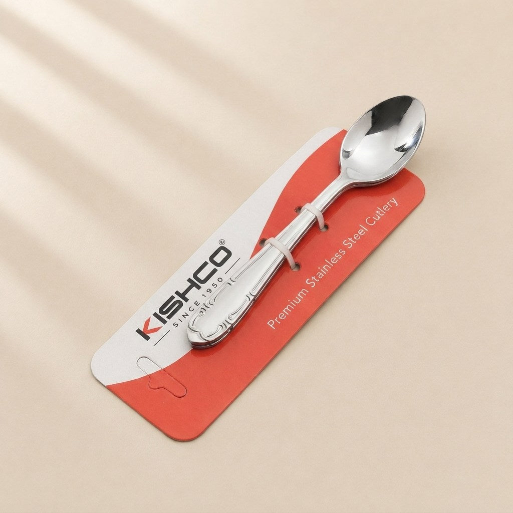 Kishco French Baby Spoon, set of 6, in packaging