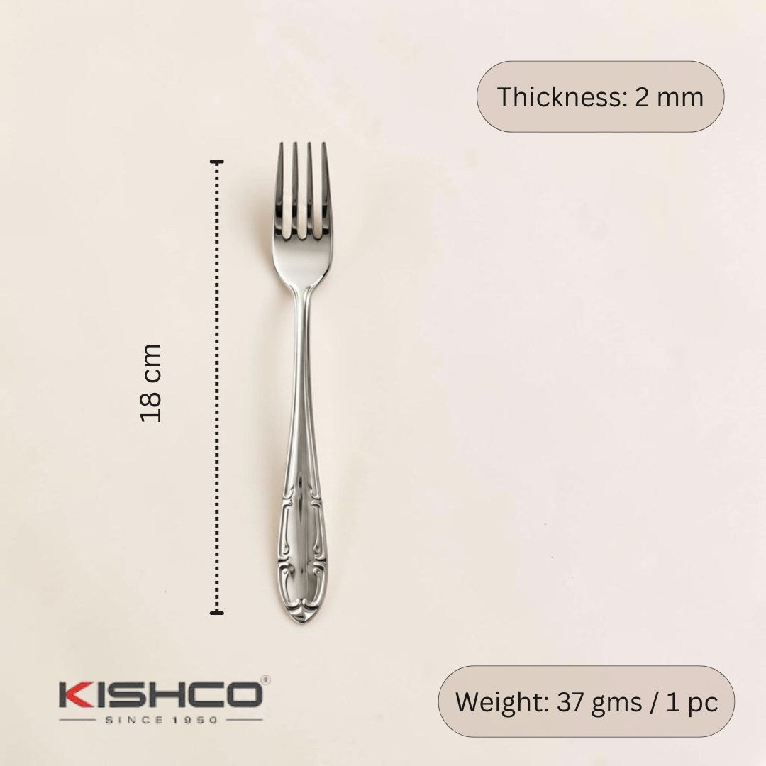 Kishco French Dinner Fork Specifications