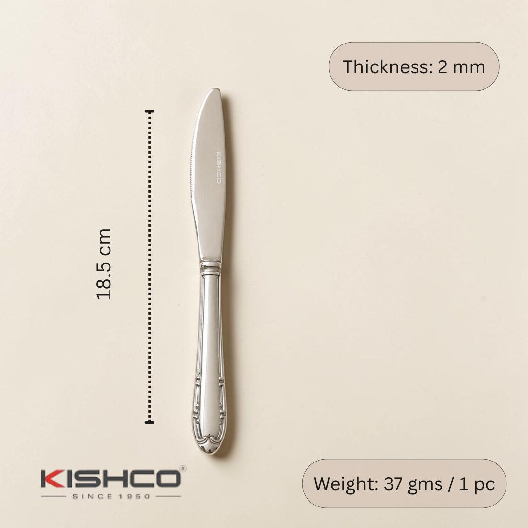 Kishco French Dinner Knife Specifications