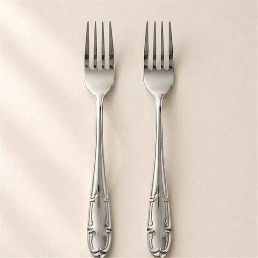 Kishco Cutlery French Stainless Steel Table Fork, Set of 2