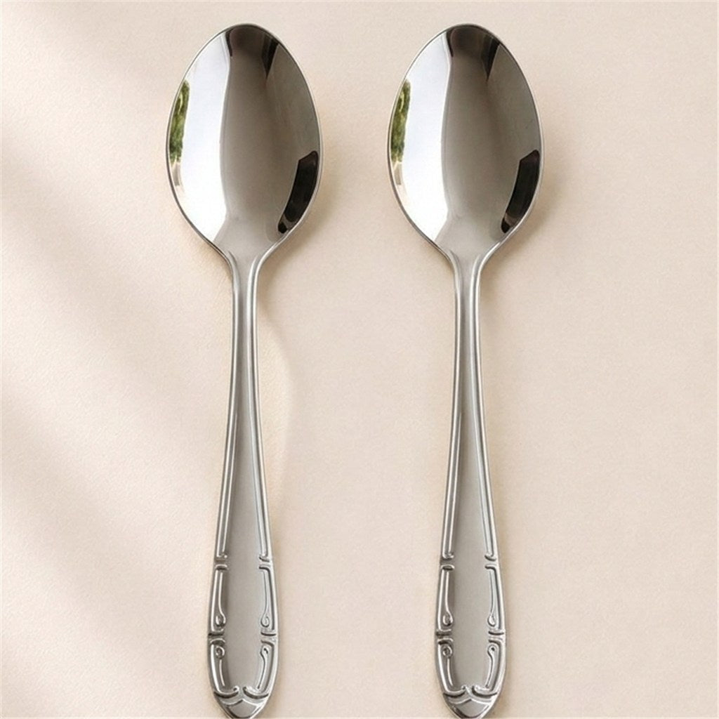 Kishco French Stainless Steel Table Spoon, Set of 2