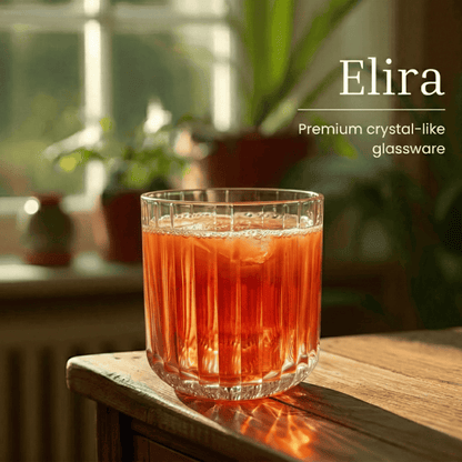 Elira Flute Premium glasses, Set of 6, 300ml