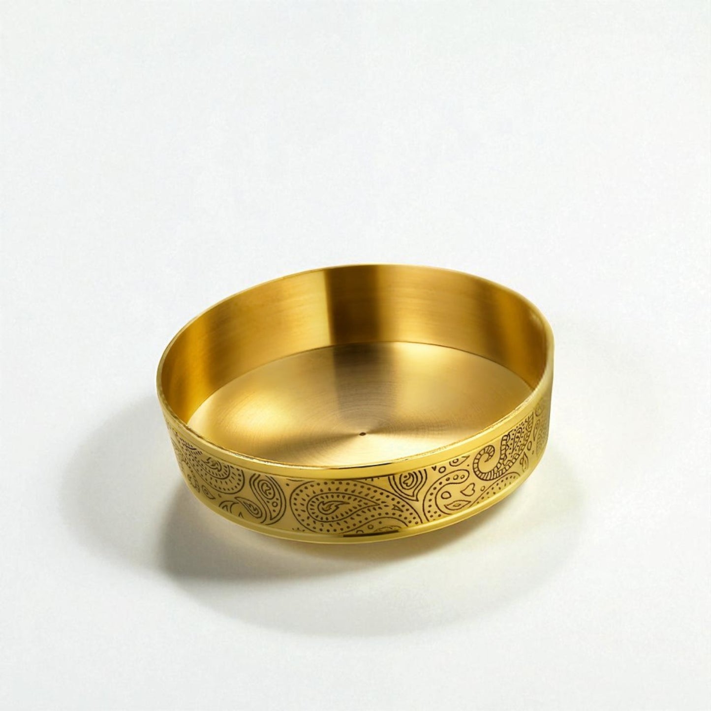 Good Luck Pure Brass Thali Dinner Set, 6 pcs