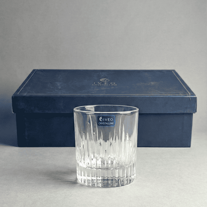 Iveo Crystalline Grand Crystal Whisky Glass, 300ml, Set of 6