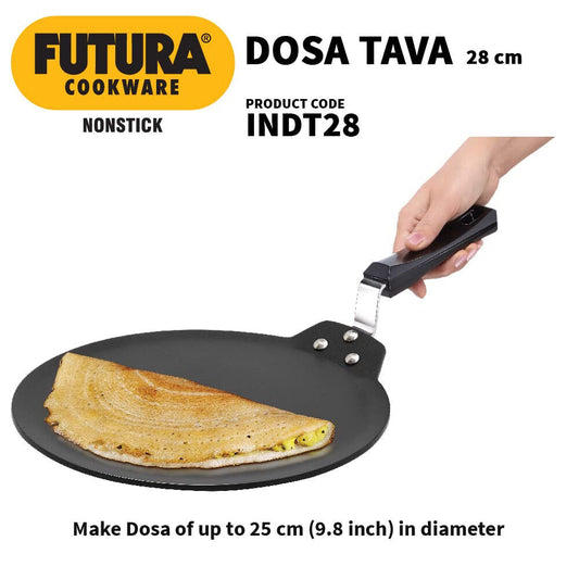 Hawkins Futura Non-Stick Dosa Tawa, 28cm Tawa