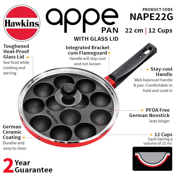 Hawkins Appe pan with 22cm diameter