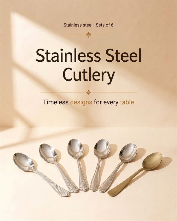 Stainless steel cutlery