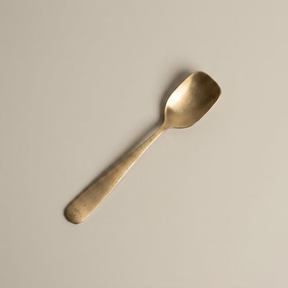Pure Kansa Ice Cream Spoon, Matte Finished – angled view 3