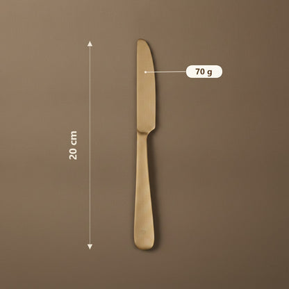 Pure Kansa Butter Knife, Matte Finished