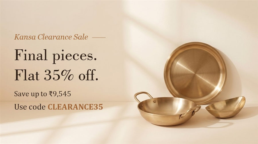 Kansa Clearance Sale - final pieces, flat 35% off with code CLEARANCE35