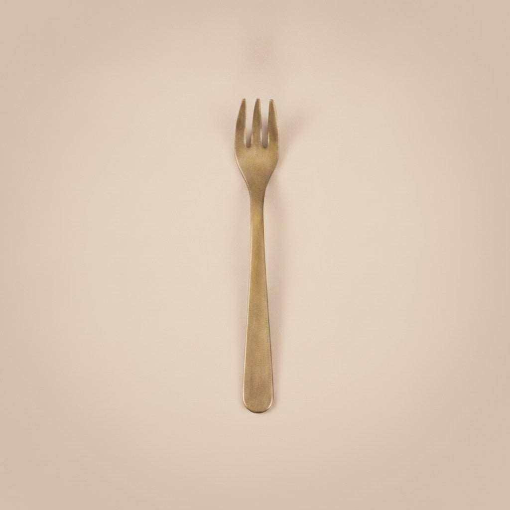 Pure Kansa Fruit Fork, Matte Finished