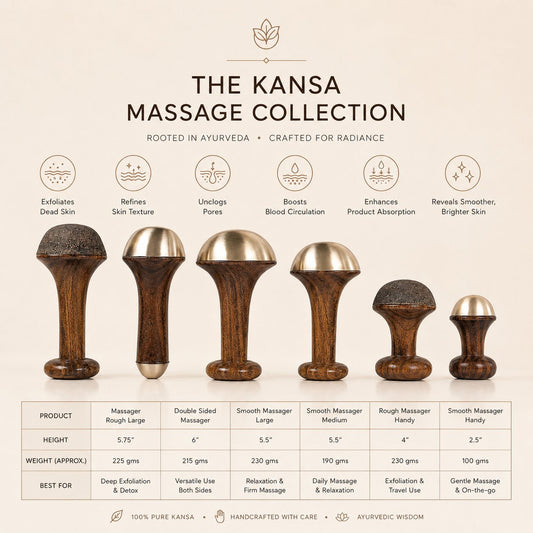 Kansa Wand Massager Collection - All Sizes and Types