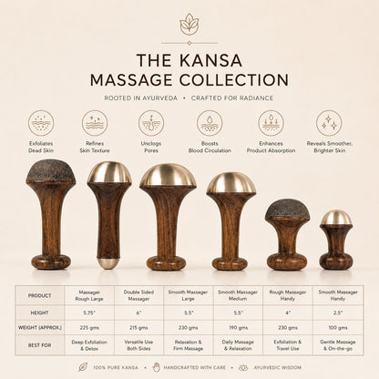 Kansa Wand Massager Collection - All Sizes and Types