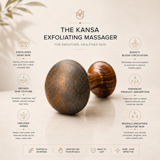 Kansa Wand Massager - Rough Surface Detail