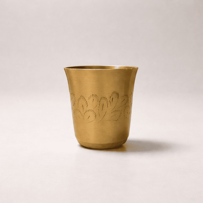 Kansa Thali Set Hand Carved,  6 pcs