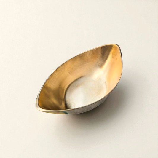 Kansa Boat Handi, Matte finish, Large size