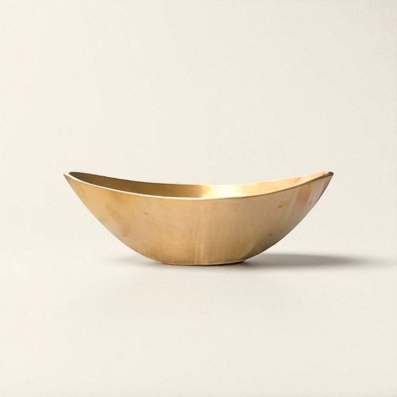 Kansa Boat Handi, Matte finish, Medium Size