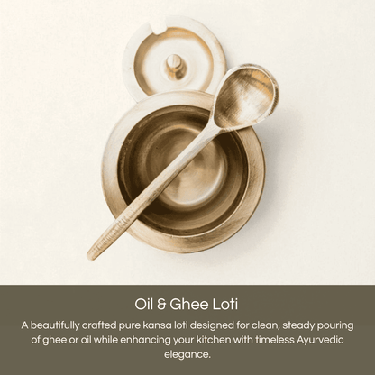 kansa oil ghee loti large 21