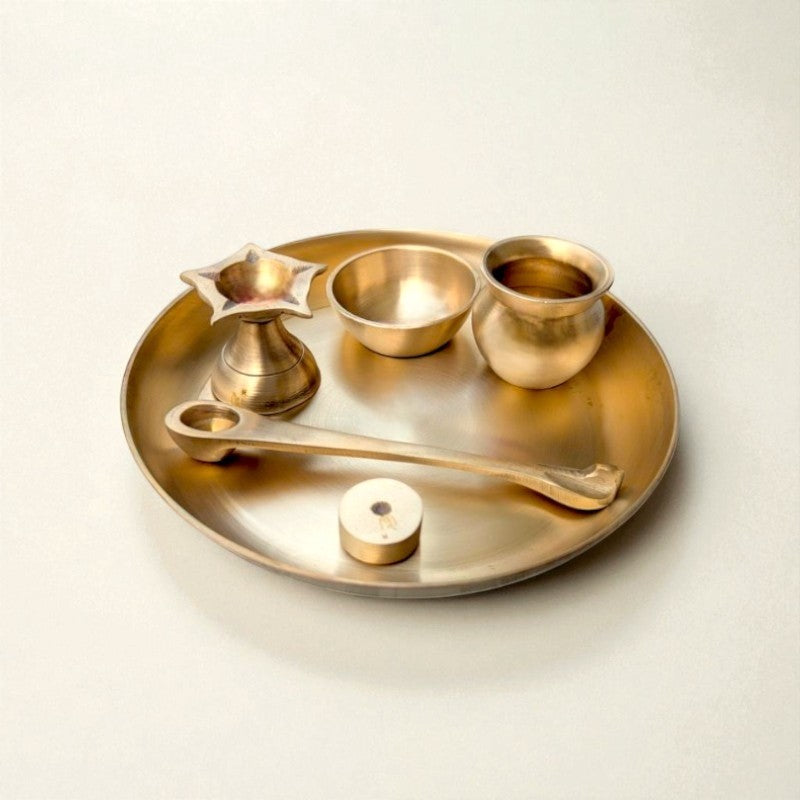 Kansa Pooja Set Mini, 6 pcs