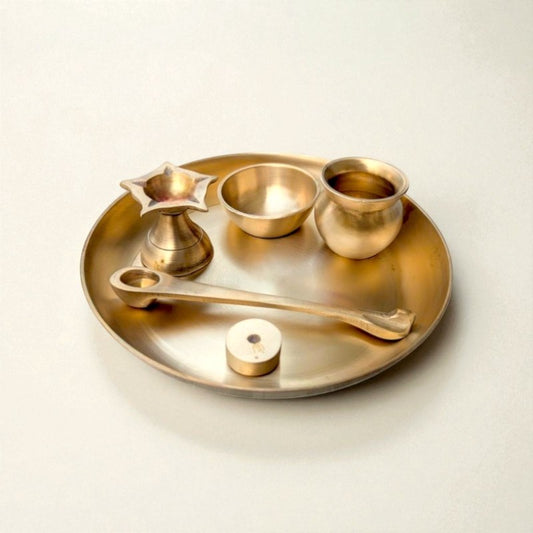 Kansa Pooja Set Mini, 6 pcs
