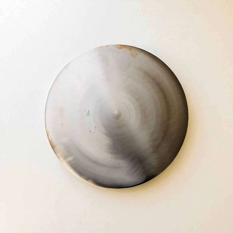 Classic Kansa Thali, Bronze Dinner Plate, 11 inch (28cm)