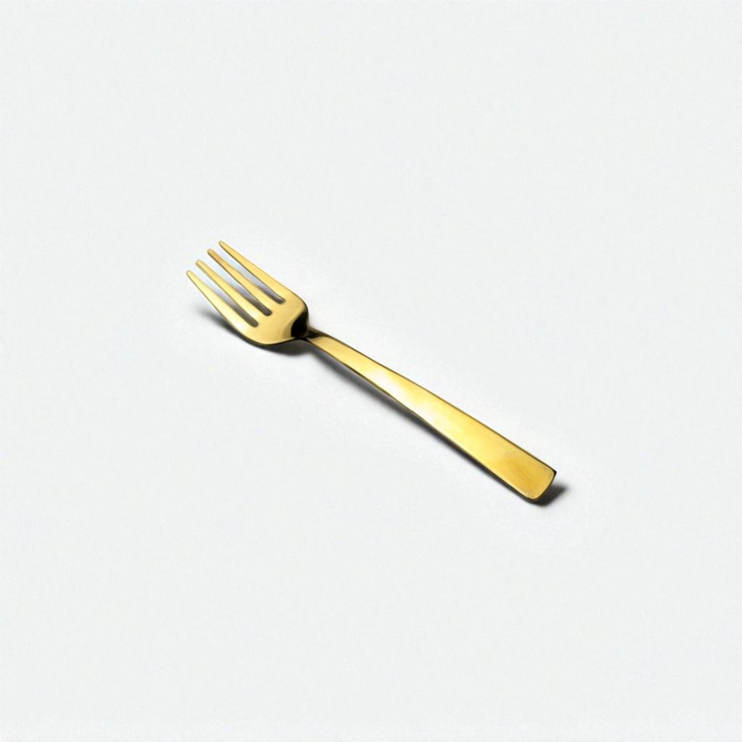 Kishco Cutlery Gold PVD Baby Fork with sleek gold finish for toddler feeding