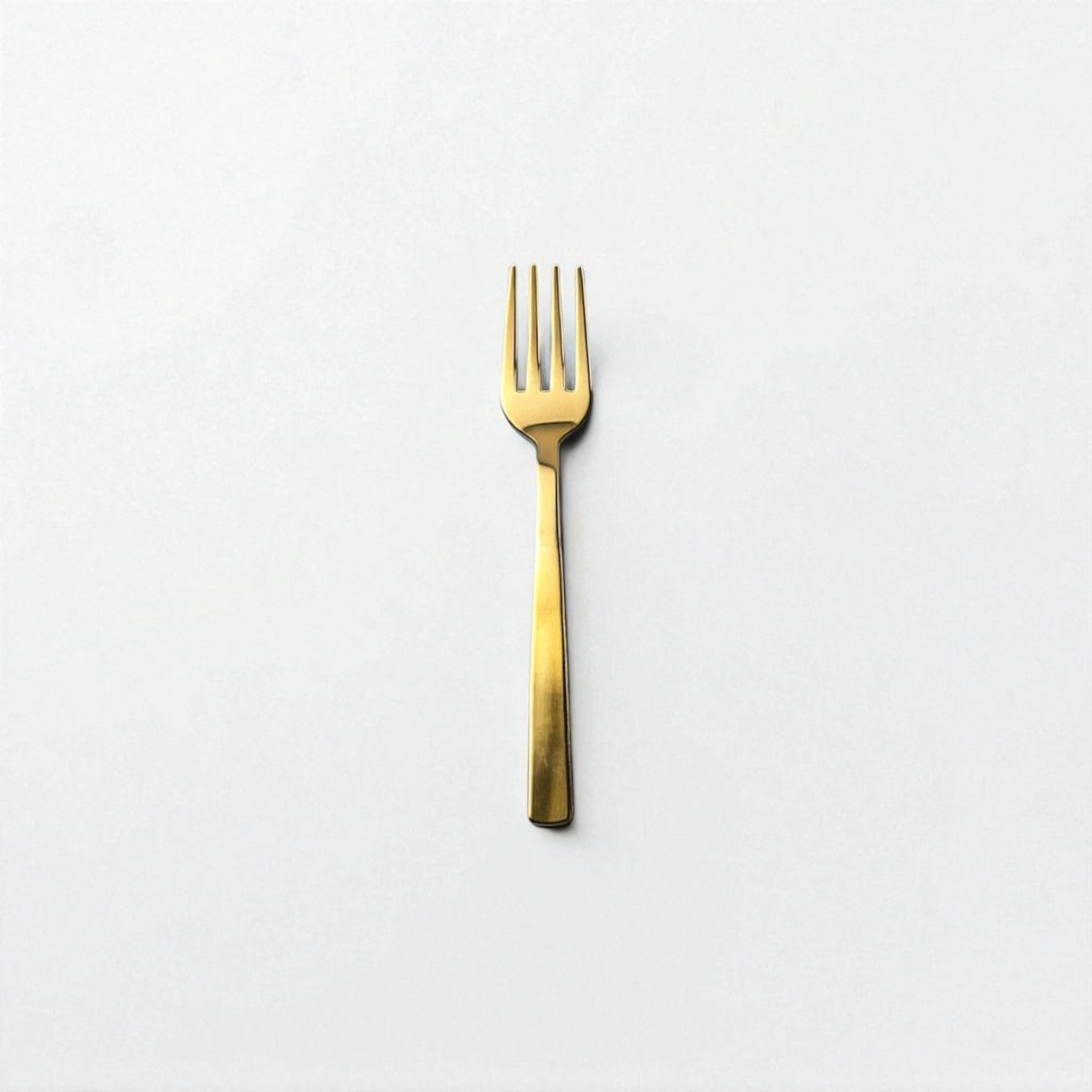 Kishco Cutlery Gold PVD Baby Forks with sleek gold finish for stylish baby feeding