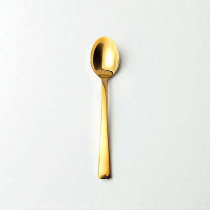 Kishco Cutlery Gold PVD Dinner Spoon with sleek shiny gold finish and modern design 2