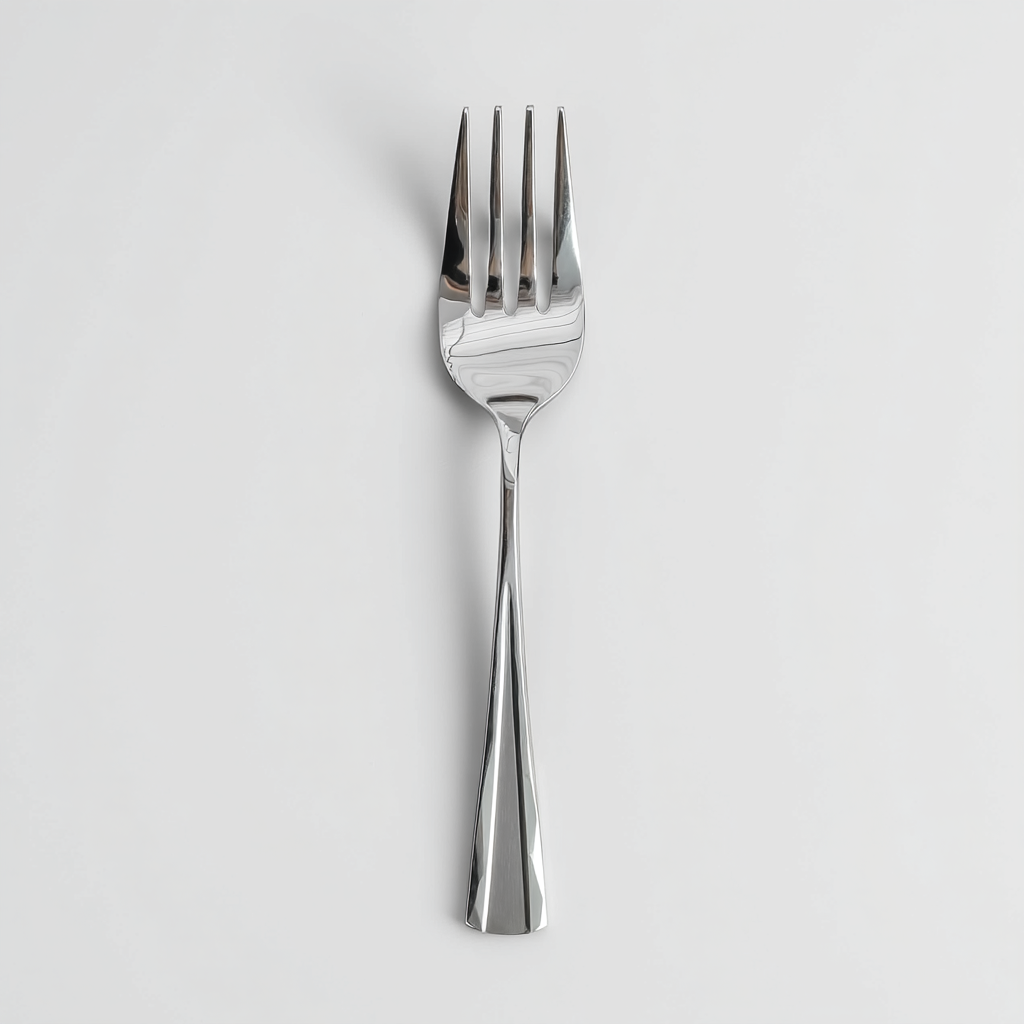 Kishco Cutlery Milan Stainless Steel Baby Fork with a sleek, shiny finish for easy handling