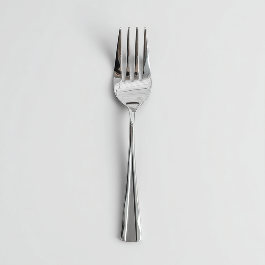 Kishco Cutlery Milan Stainless Steel Baby Fork with a sleek, shiny finish for easy handling