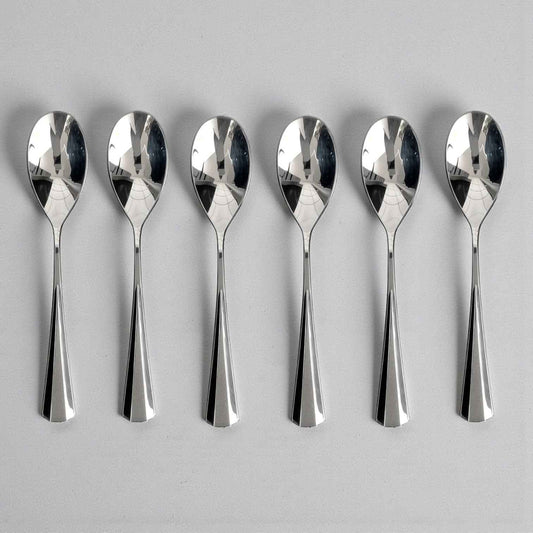 Kishco Cutlery Milan Stainless Steel Baby Spoon, Set of 6