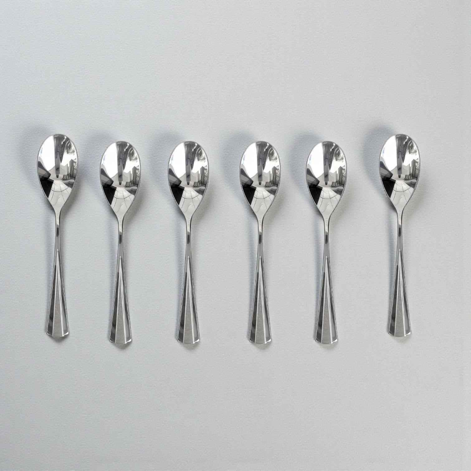 Kishco Cutlery Milan Stainless Steel Coffee Spoon, Set of 6
