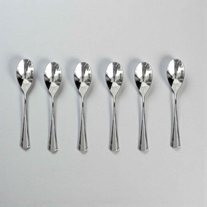 Kishco Cutlery Milan Stainless Steel Coffee Spoon, Set of 6